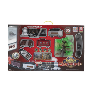 قطار اسباب بازی کنترلی بزرگ دودزا 35 تکه Remote Control Train_اسباب بازی